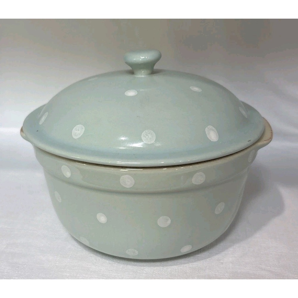 Casa Stone Polka Dots Fine Portuguese Stoneware Exclusively For Carafina